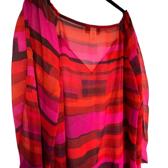 SALE La Blanca Breezy Beauty Sheer Swimsuit Cover NWT - Picture 3 of 7